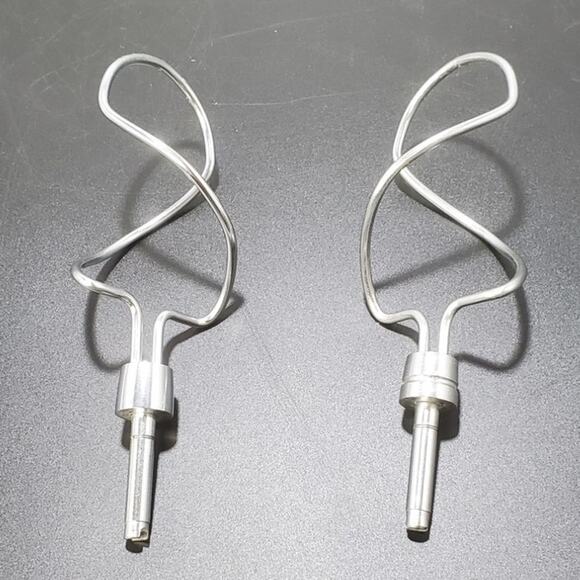 Vtg Sunbeam Mixmaster Model 1-7A 12 Speed 2 Dough Hook Replacement Parts - Picture 1 of 4